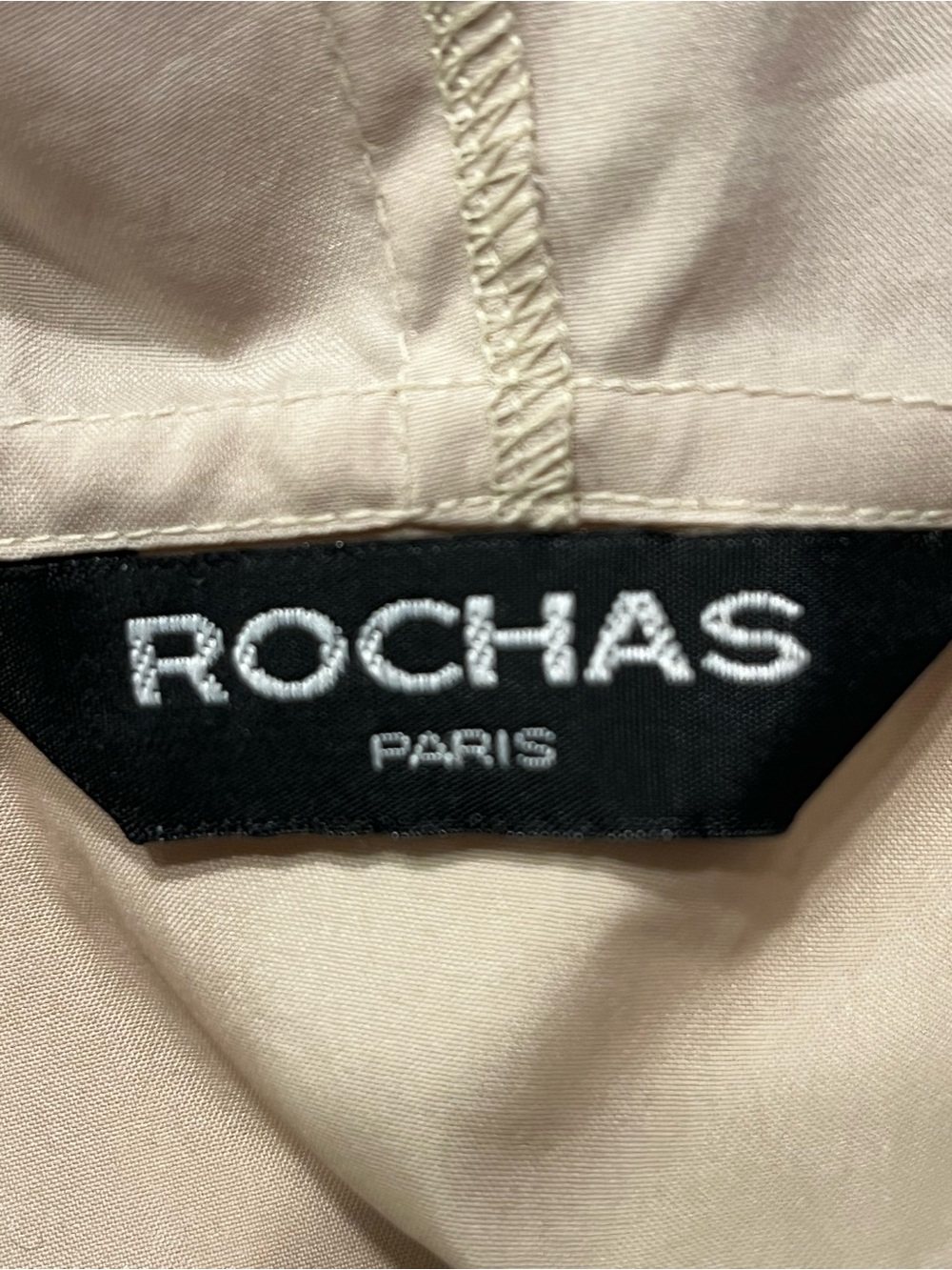 Unisex Rochas Hooded Shell Jacket — Beige - Picture 8 of 12